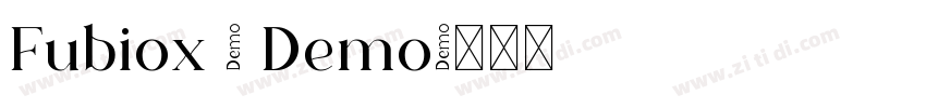 Fubiox - Demo字体转换